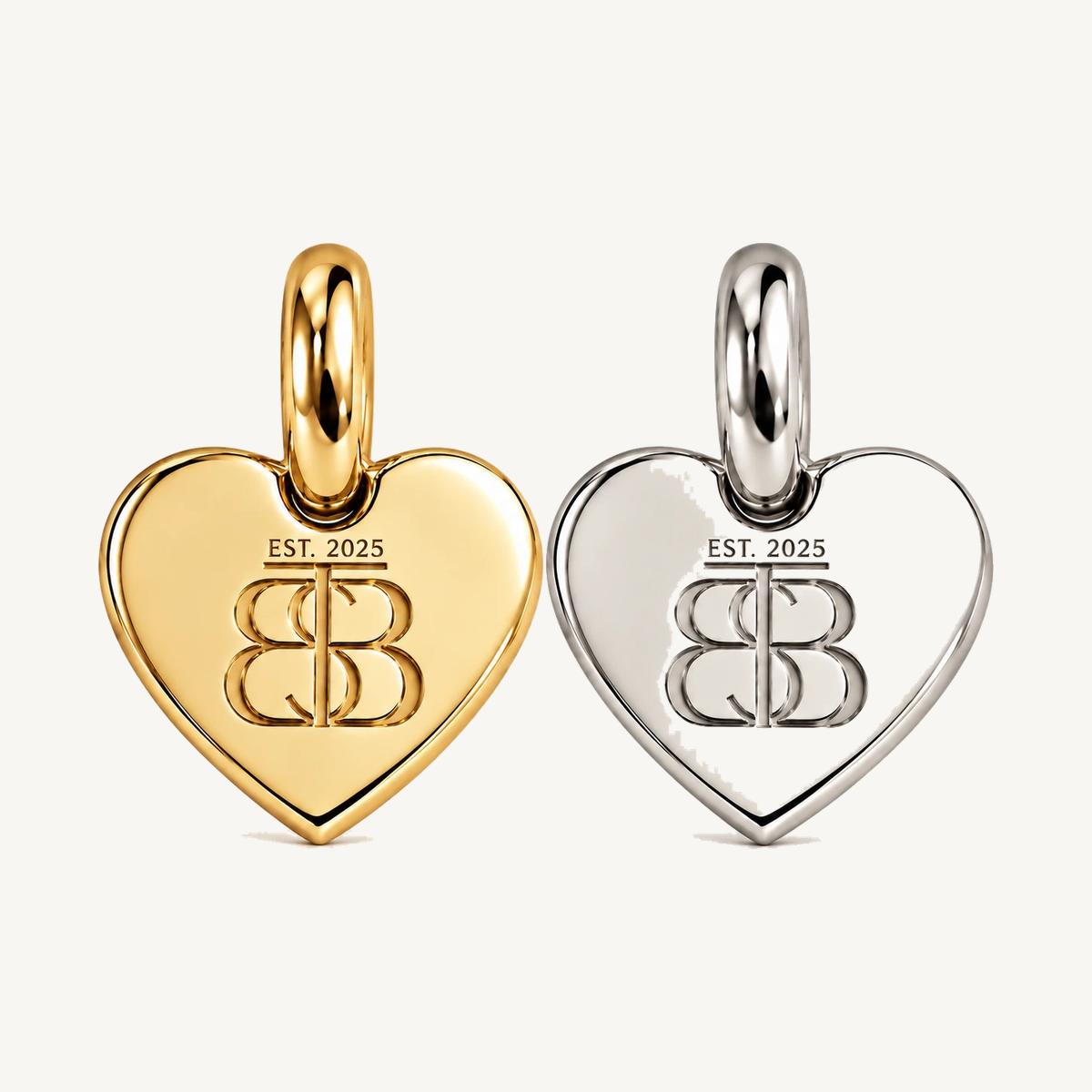 Signature Soul Charm – Herz in Gold und Silber