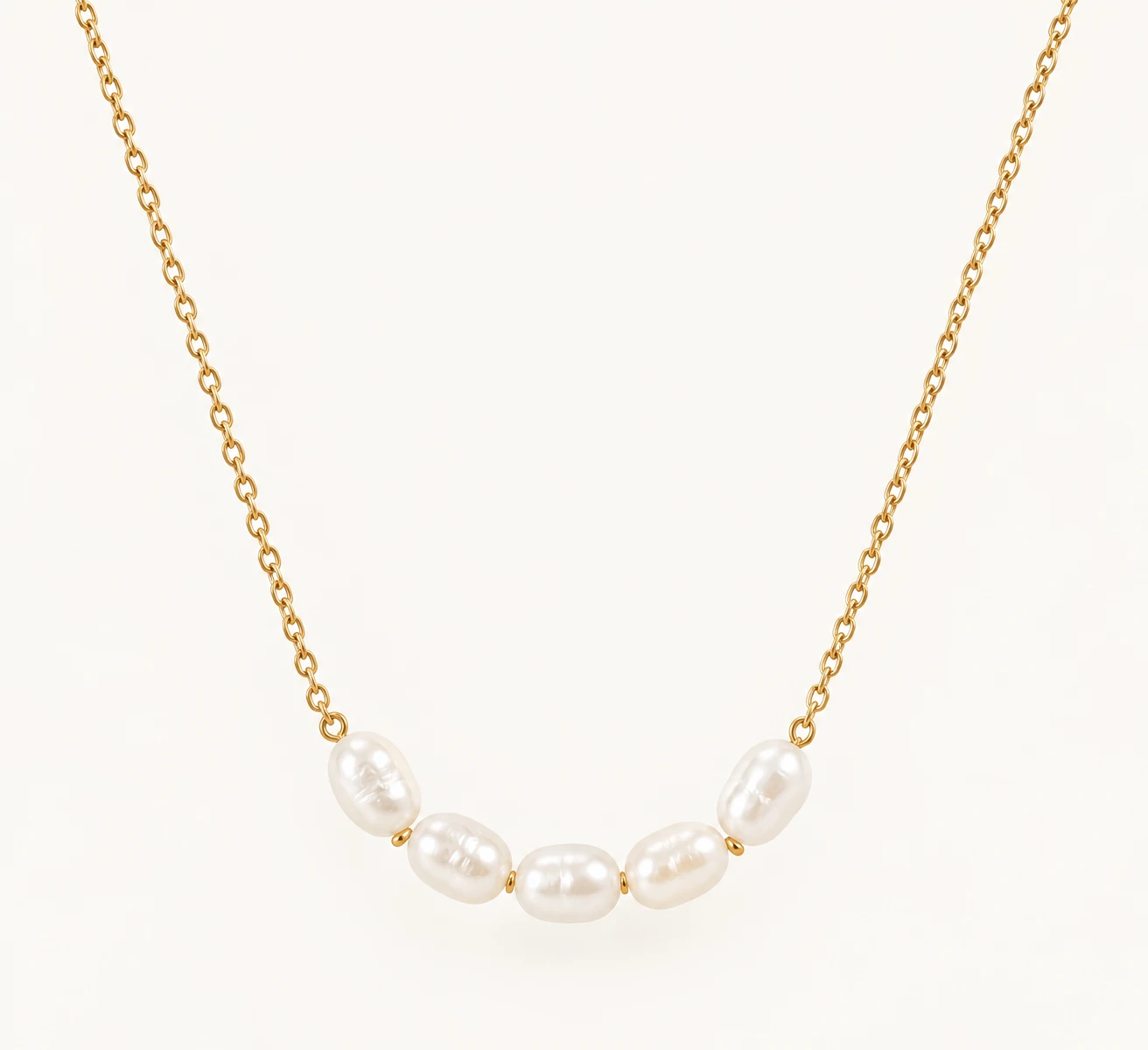 FIVE SOUL PEARL CHAIN mit echter Süßwasserperle